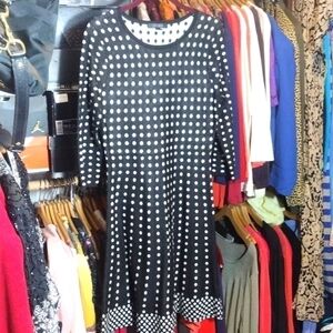 SPENCE women's dress size s|p black and white